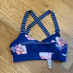 NWT SEAFOLLY Vintage Wildflower Low Impact Sports Bra Size 8 | Bin A2 464